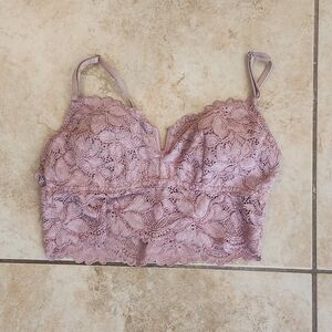 PINK Victoria's Secret Lace Bralette - Lavender